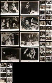 7m192 LOT OF 40 HORROR/SCI-FI 8X10 STILLS 1950s-1980s great scenes from scary movies!