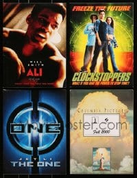 7m269 LOT OF 4 PRESSKITS WITH SUPPLEMENTS ONLY AND NO STILLS 2000s Ali, Clockstoppers, The One!