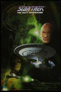 7r460 STAR TREK: THE NEXT GENERATION 24x36 English commercial poster 1999 Stewart as Picard + Borg!