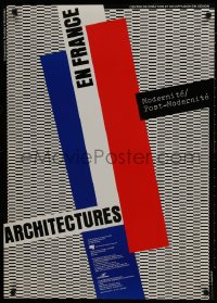 7r376 ARCHITECTURES EN FRANCE 24x33 Canadian museum/art exhibition 1984 Alfred Halasa!