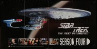 7r271 STAR TREK: THE NEXT GENERATION 17x34 video poster 1996 Patrick Stewart, Frakes, cast!