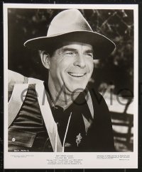 7w787 FOLLOW ME BOYS presskit w/ 7 stills 1966 Disney, Fred MacMurray, Kurt Russell, Boy Scouts!