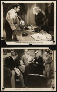 7x938 BORDERTOWN 2 8x10 stills 1935 great images of Paul Muni with sexy Bette Davis, Eugene Pallette!