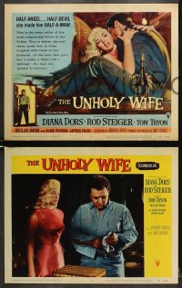 7z417 UNHOLY WIFE 8 LCs 1957 half-devil half-angel bad girl Diana Dors, Rod Steiger!