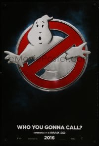 8a342 GHOSTBUSTERS IMAX int'l teaser DS 1sh 2016 Melissa McCarthy, Kate McKinnon, Kristen Wiig, Jones!