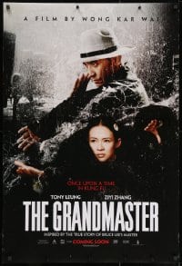 8a369 GRANDMASTER teaser DS 1sh 2013 Wong Kar Wai's Yi dai zong shi, Ziyi Zhang, Tony Leung!