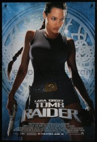 8a488 LARA CROFT TOMB RAIDER advance 1sh 2001 sexy Angelina Jolie, from adventure video game!