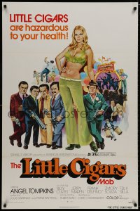 8a515 LITTLE CIGARS 1sh 1973 George Akimoto art of sexy Angel Tompkins & gang of little mobsters!