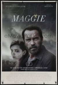 8a531 MAGGIE DS 1sh 2015 Arnold Schwarzenegger, infected Abigail Breslin in the title role!