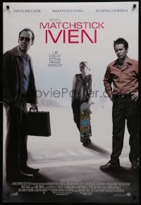 8a552 MATCHSTICK MEN int'l DS 1sh 2003 Nicolas Cage, Sam Rockwell, Alison Lohman!