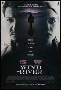 8a972 WIND RIVER advance DS 1sh 2017 Jeremy Renner, Olsen, nothing is harder to track than truth!