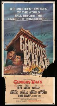 8b717 GENGHIS KHAN 3sh 1965 Omar Sharif as the Mongolian Prince of Conquerors, Stephen Boyd!