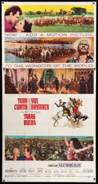 8b947 TARAS BULBA style A 3sh 1962 Tony Curtis & Yul Brynner, one of the wonders of the world!