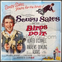 8b332 BIRDS DO IT 6sh 1966 zany Soupy Sales with wacky space ray guns, you're for the birds!