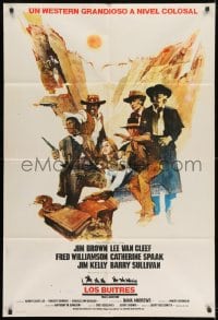 8b578 TAKE A HARD RIDE Argentinean 1975 Jim Brown, Lee Van Cleef, Fred Williamson, Rogers art!