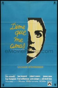 8b580 TELL ME THAT YOU LOVE ME JUNIE MOON Argentinean 1970 Otto Preminger, art of Liza Minnelli!