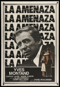 8b583 THREAT Argentinean 1977 different super close image of Yves Montand!