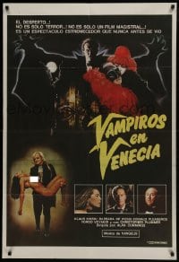 8b590 VAMPIRE IN VENICE Argentinean 1989 Klaus Kinski as Nosferatu carrying sexy naked woman!