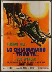 8b162 THEY CALL ME TRINITY Italian 2p 1970 Casaro spaghetti western art of napping Terence Hill!