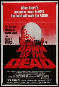 8c713 DAWN OF THE DEAD Aust 1sh 1980 George Romero, there's no more room in HELL for the dead!