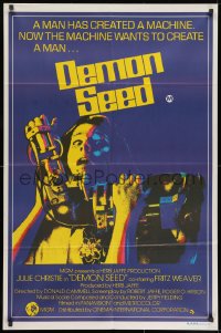 8c716 DEMON SEED Aust 1sh 1977 Julie Christie is profanely violated by a demonic machine!