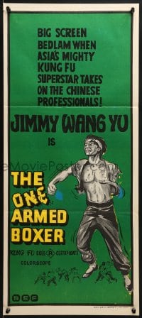 8c809 CHINESE PROFESSIONALS Aust daybill 1973 great martial arts art of Karate Killer & Kung Fu Beast!