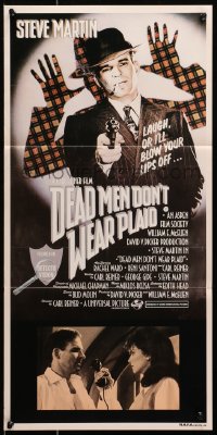 8c822 DEAD MEN DON'T WEAR PLAID Aust daybill 1982 Steve Martin will blow your lips off!