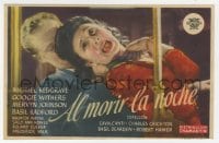 8c102 DEAD OF NIGHT Spanish herald 1948 Cavalcanti English classic, different strangler image!