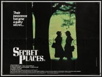 8f940 SECRET PLACES British quad 1984 Zelda Barron directed, Marie-Theres Relin, Tara MacGowran