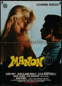 8f589 MANON 70 Italian 1sh 1968 different images of sexy Catherine Deneuve, Robert Webber!