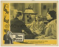 8j500 DARK PASSAGE LC #7 R1956 sexy Lauren Bacall with Agnes Moorehead & Bruce Bennett!