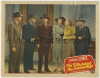 8j898 STRANGE MR. GREGORY LC 1945 Jean Rogers & Marjorie Hoshelle held at gunpoint by four guys!