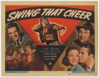 8j297 SWING THAT CHEER TC 1938 Tom Brown, Robert Wilcox, Andy Devine, college football!