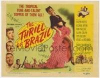 8j325 THRILL OF BRAZIL TC 1946 great full-length image of sexy Ann Miller showing her leg!