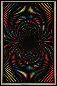 8k344 MAGNETIC FANTASY 23x35 commercial poster 1977 velvet black light, groovy psychedelic design!