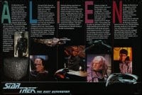 8k380 STAR TREK: THE NEXT GENERATION alien style 24x36 commercial poster 1993 Roddenberry