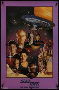 8k392 STAR TREK: THE NEXT GENERATION Jackson style 23x35 commercial poster 1998 Roddenberry