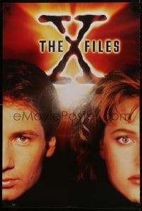 8k410 X-FILES 24x36 commercial poster 1995 David Duchovny as Fox Mulder, Anderson as Scully!