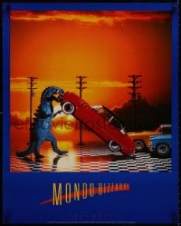 8k413 YURI DOJC 24x30 Canadian commercial poster 1986 Mondo Bizzarro, dinosaur and car!