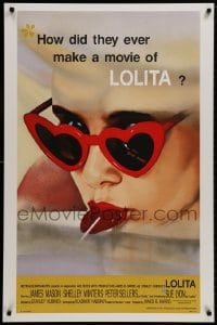 8k091 LOLITA S2 recreation 1sh 2002 Stanley Kubrick, sexy Sue Lyon with heart sunglasses & lollipop!