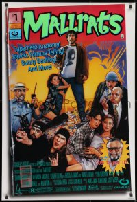 8k777 MALLRATS DS 1sh 1995 Kevin Smith, Snootchie Bootchies, Stan Lee, comic artwork by Drew Struzan