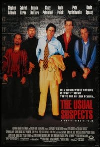 8k427 USUAL SUSPECTS 27x40 REPRO poster 2000s by Kevin Spacey, directed by Bryan Singer!