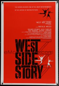 8k428 WEST SIDE STORY 28x40 REPRO poster 1980s Academy Award winning classic musical, Natalie Wood!