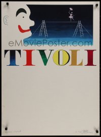 8k104 TIVOLI #1/25 artist's proof 25x34 Danish art print 1960 great art by Helge Refn!