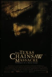 8k944 TEXAS CHAINSAW MASSACRE advance 1sh 2003 cool horror image, Jessica Biel, Jonathan Tucker