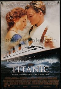 8k950 TITANIC style B revised int'l DS 1sh 1997 Leonardo DiCaprio, Kate Winslet, James Cameron!