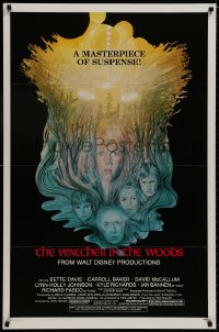 8k981 WATCHER IN THE WOODS 1sh 1980 Disney, it was just game until a girl vanished for 30 years!