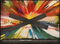 8t493 BREAKTHROUGH Polish 27x36 1987 Dmitri Svetozarov's Proryv, colorful Jakub Erol art!