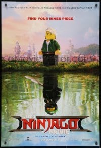 8w518 LEGO NINJAGO MOVIE advance DS 1sh 2017 Olivia Munn, Justin Theroux, different reflection!