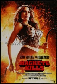 8w548 MACHETE KILLS teaser DS 1sh 2013 September style, super sexy Sofia Vergara as Desdemona!